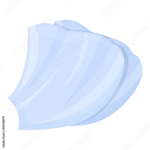 Tissue napkin icon. Cartoon of tissue napkin vector icon for web design isolated on white background