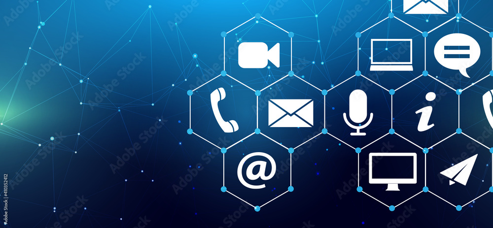 Obraz premium Online Communication
