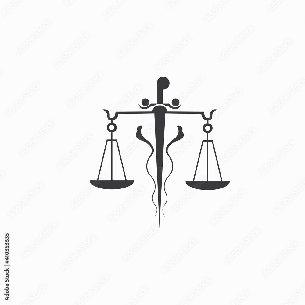 scales justice icon vector logo design clip art illustration injection scales justice icon vector logo design clip art illustration injection
