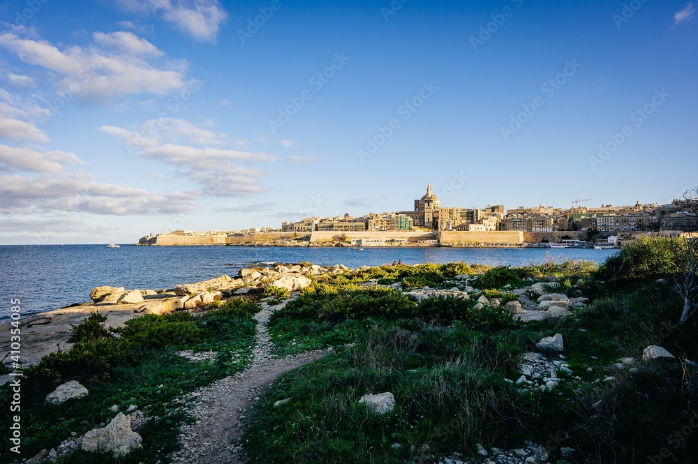 view of the city in Malta