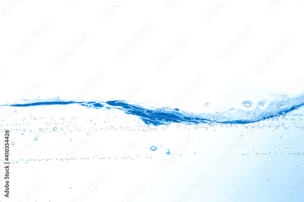 Clean water with water droplets and waves Clean water with water droplets and waves