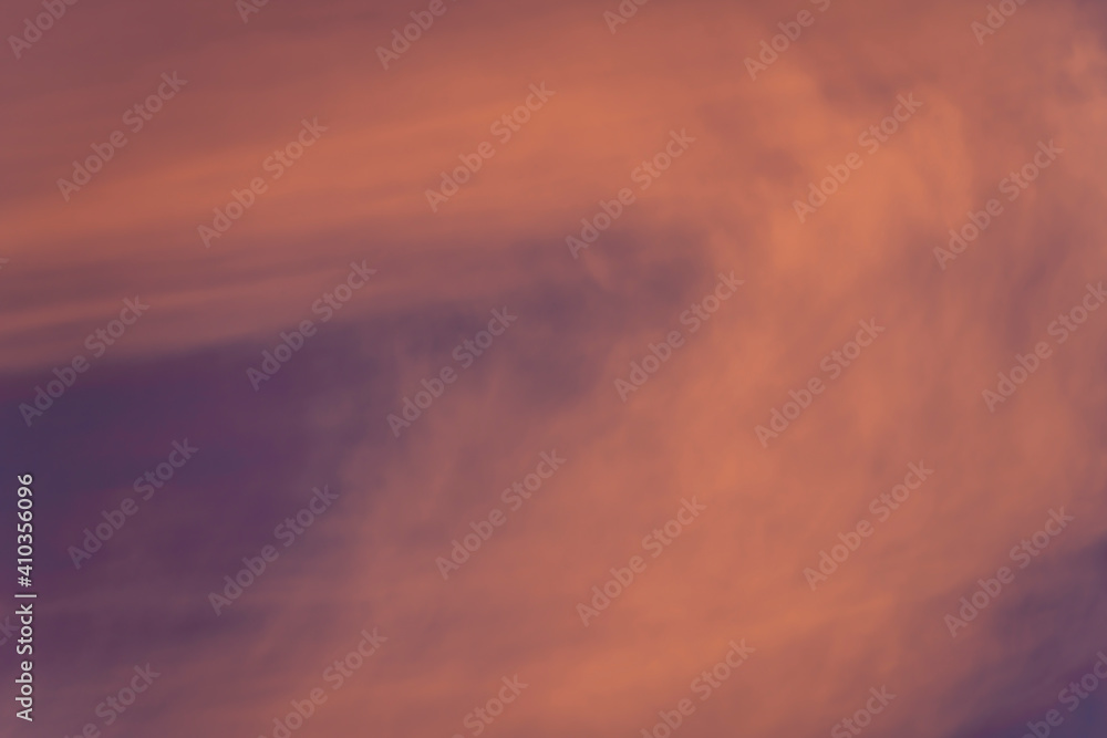 Fototapeta premium Cloud in the sky at sunset texture background.