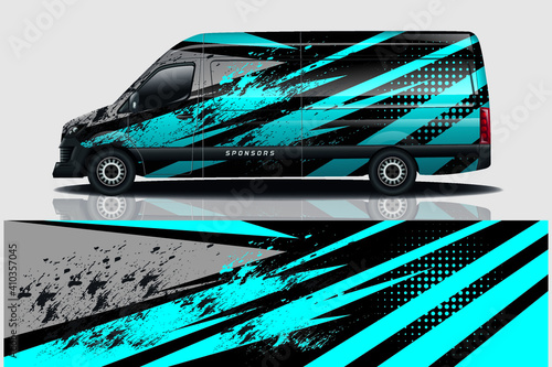 Car wrap graphic racing abstract background for wrap and vinyl sticker
