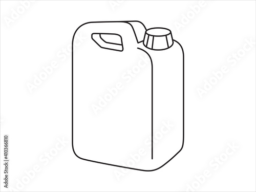 Canister icon. Vector icon of Oil canister. Gasoline icon vector. 
