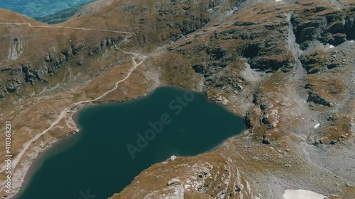 Baschalvasee on the 5-Lake-Hike in Pizol, Switzerland photo