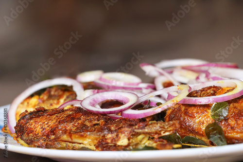 Spicy Kerala Style Fish Fry photo