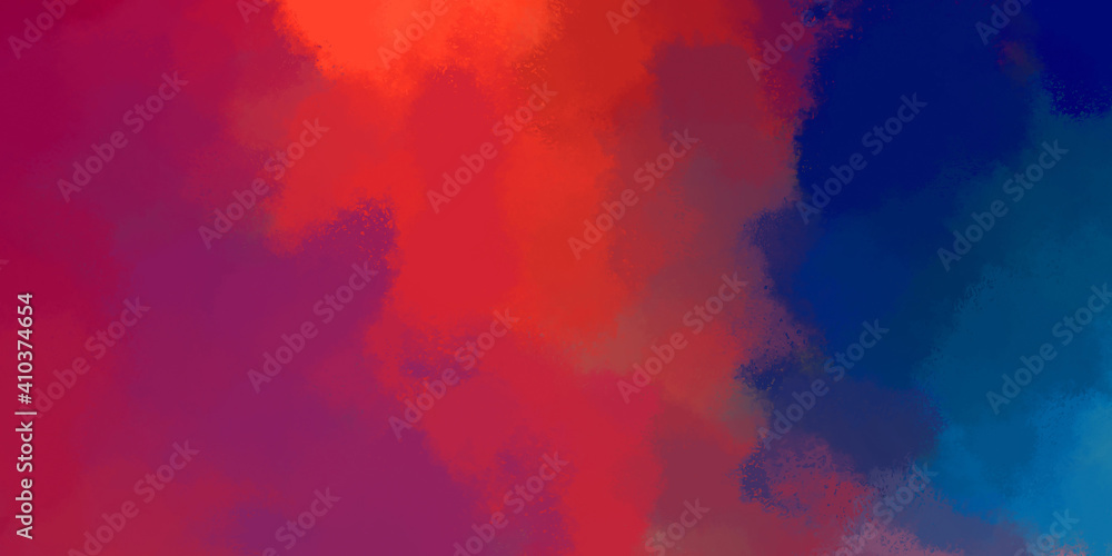 Vibrant paint pattern backdrop. 2D illustration of colorful brush strokes. Decorative texture painting. Painted background.