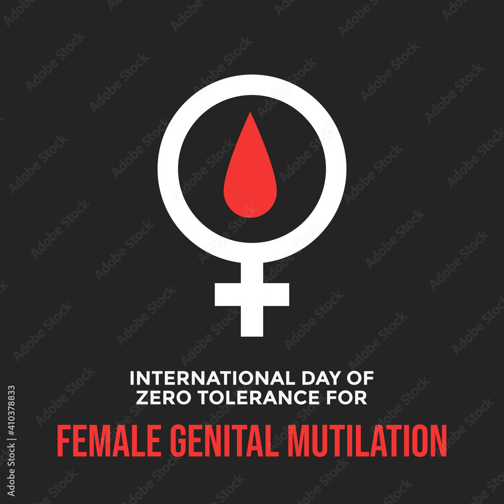 Mutilation Chart Poster Poster Design of International day of Zero Tolerance for Female Genital ...