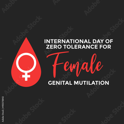 
Poster Design of International day of Zero Tolerance for Female Genital Mutilation 