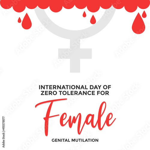 
Poster Design of International day of Zero Tolerance for Female Genital Mutilation 