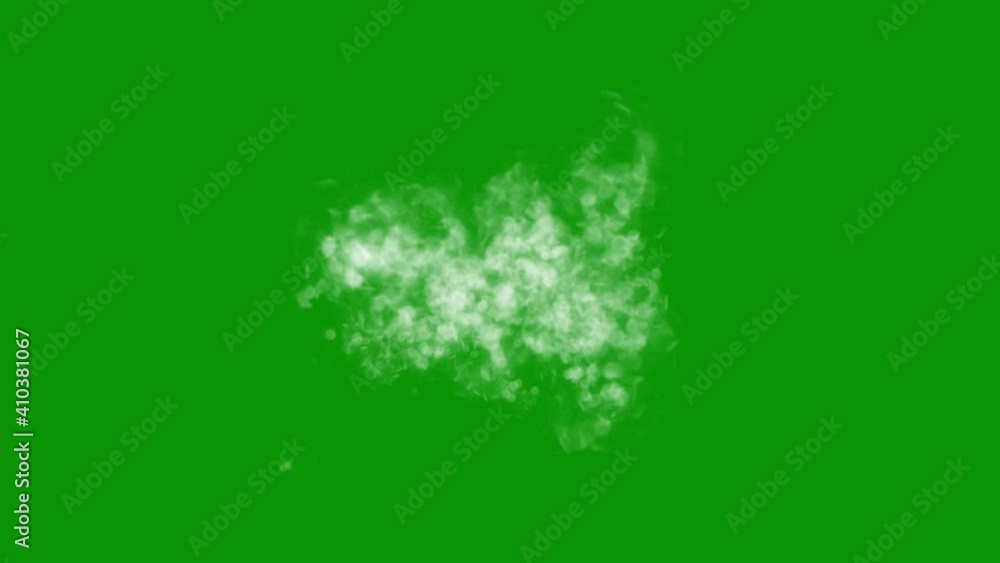Magic smoke motion graphics with green screen background Magic smoke motion graphics with green screen background