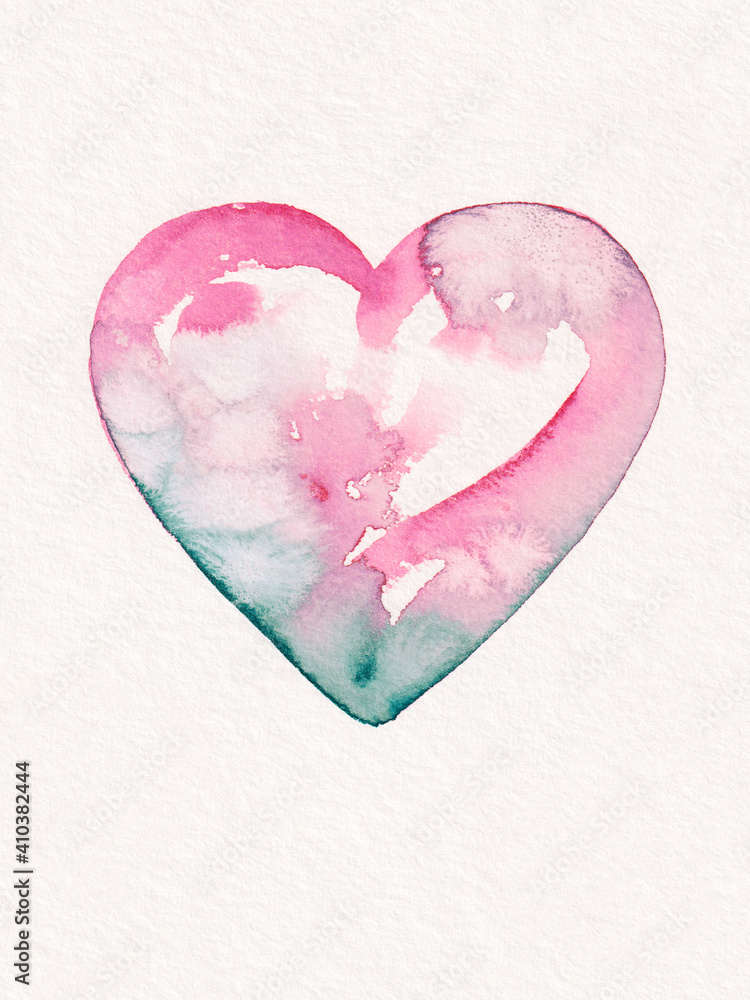 Fototapeta premium pink heart for valentines day