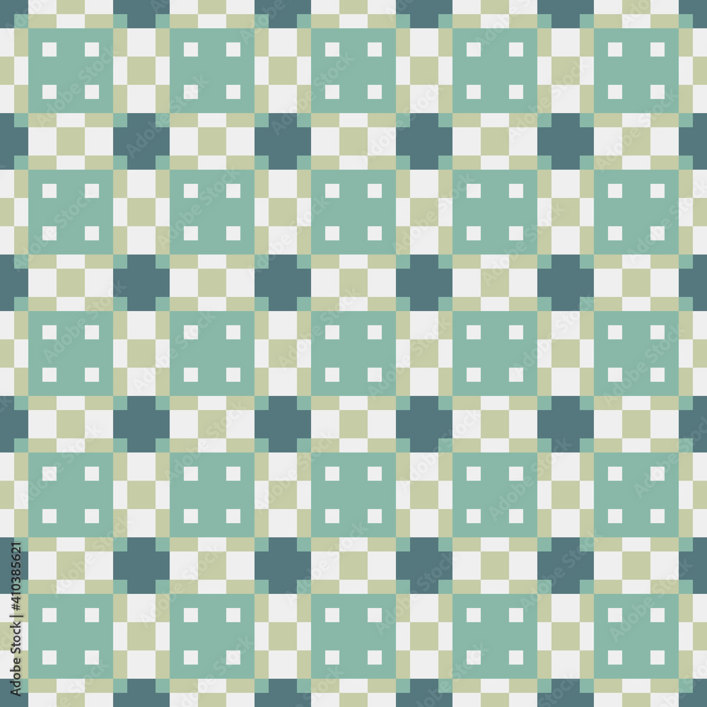 Fototapeta premium Abstract Cross Pattern generative computational art illustration