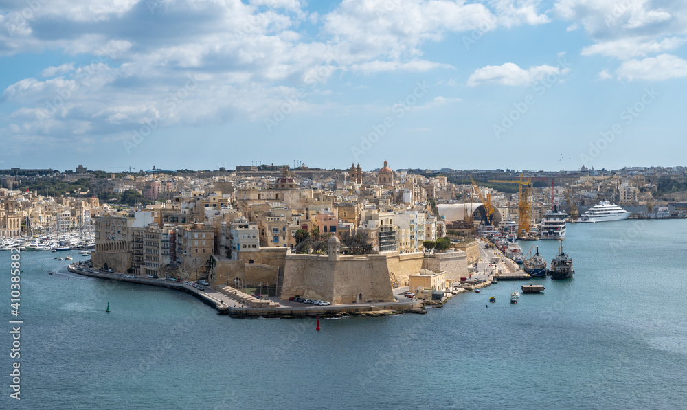 Fototapeta premium Senglea City on the Island of Malta