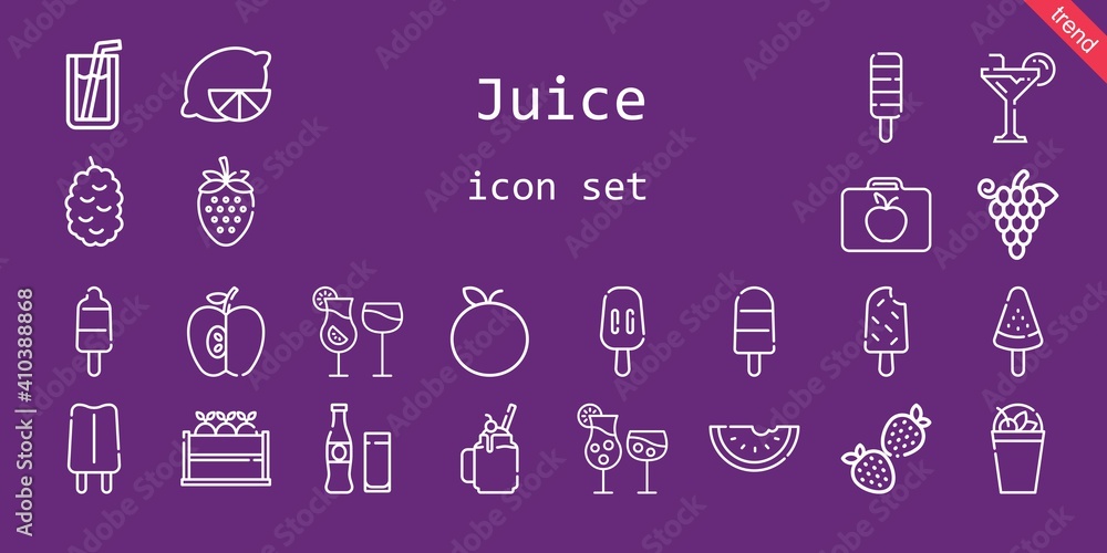 juice icon set. line icon style. juice related icons such as smoothie, berry, tangerine, fruit, cocktails, strawberry, soda, popsicle, milkshake, lunchbox, apple, lemon, cocktail, beverage, watermelon juice icon set. line icon style. juice related icons such as smoothie, berry, tangerine, fruit, cocktails, strawberry, soda, popsicle, milkshake, lunchbox, apple, lemon, cocktail, beverage, watermelon
