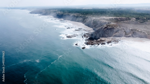 Praia da Amoreira on the west coast of Algarve, Aljezur