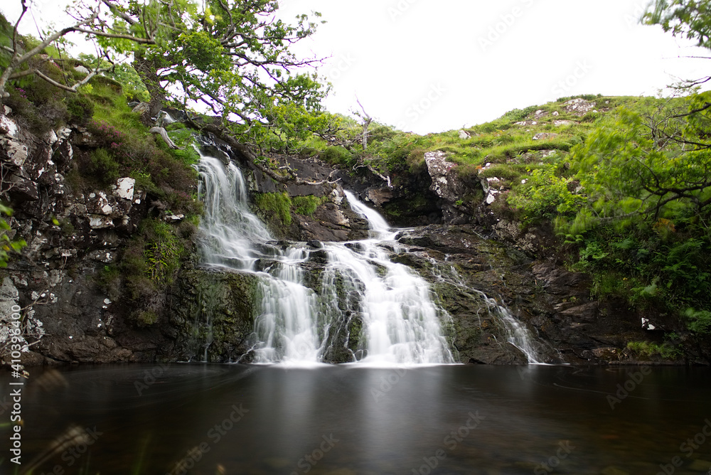 Fototapeta premium Wasserfall, Eas Fords, Mull, Schottland