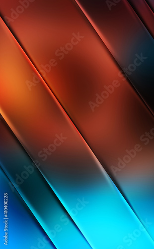 Sophisticated pretty background with colorful glow. Cool design template with glowing lights and vibrant colors. Luxurious smooth diagonal presentation wallpaper.
