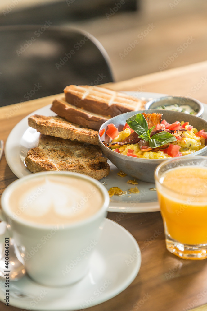 breakfast brunch coffee and juice ready to eat breakfast brunch coffee and juice ready to eat