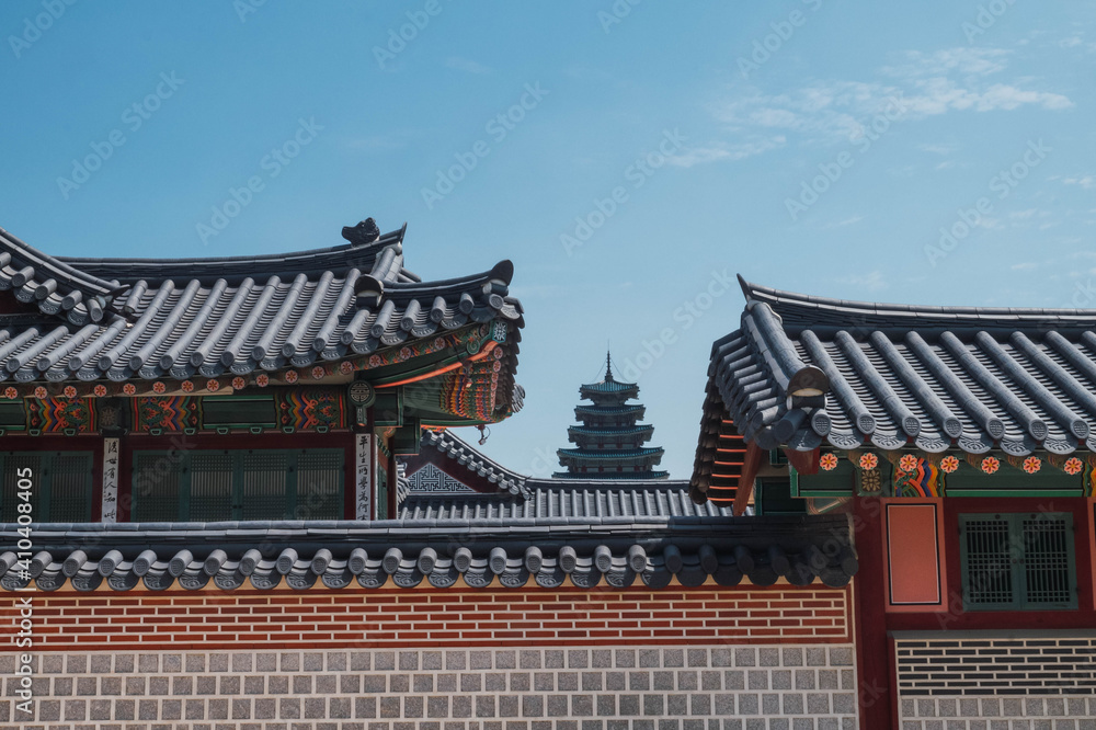 Obraz premium around if Gyeongbokgung Palace in Seoul
