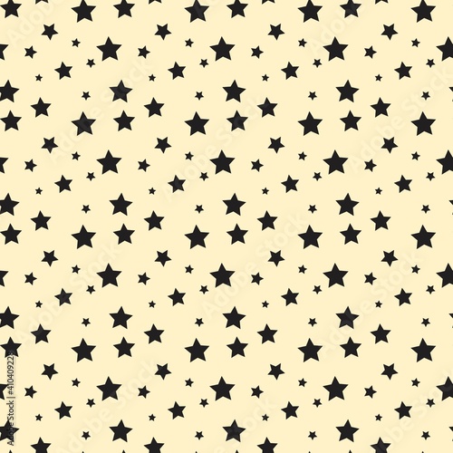 Star pattern. Seamless pattern. Vector background. Vector background. © Sudakarn