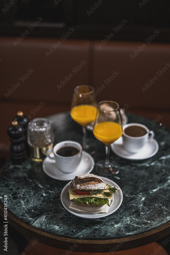 breakfast on a table breakfast on a table