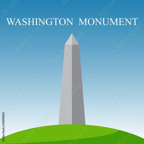 Washington Monument in Washington DC, Distric of Columbia, USA.