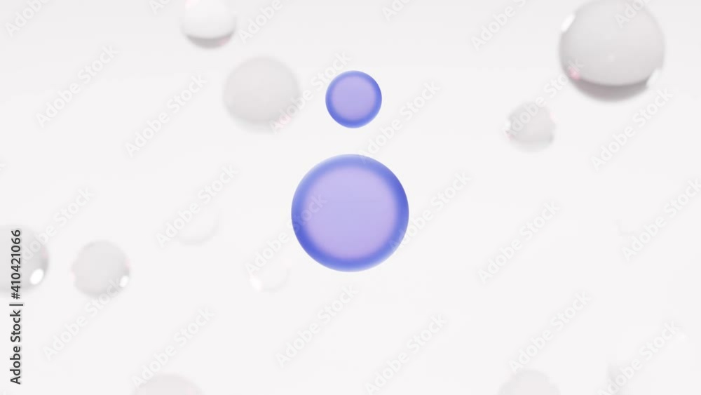 Soap bubbles on an isolated white background, abstract shapes, dynamic design with purple circles, modern art, water drops or glass balls, virus or cancer cells under microscope, 3d animation. Soap bubbles on an isolated white background, abstract shapes, dynamic design with purple circles, modern art, water drops or glass balls, virus or cancer cells under microscope, 3d animation.