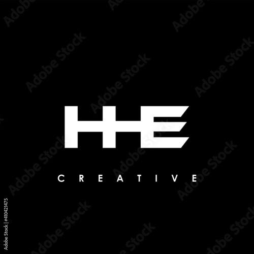 HHE Letter Initial Logo Design Template Vector Illustration