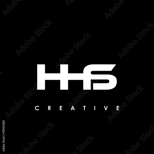HHS Letter Initial Logo Design Template Vector Illustration photo