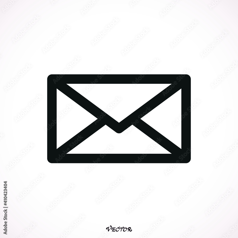 Mail icon vector, Envelope sign, Email symbol Mail icon vector, Envelope sign, Email symbol