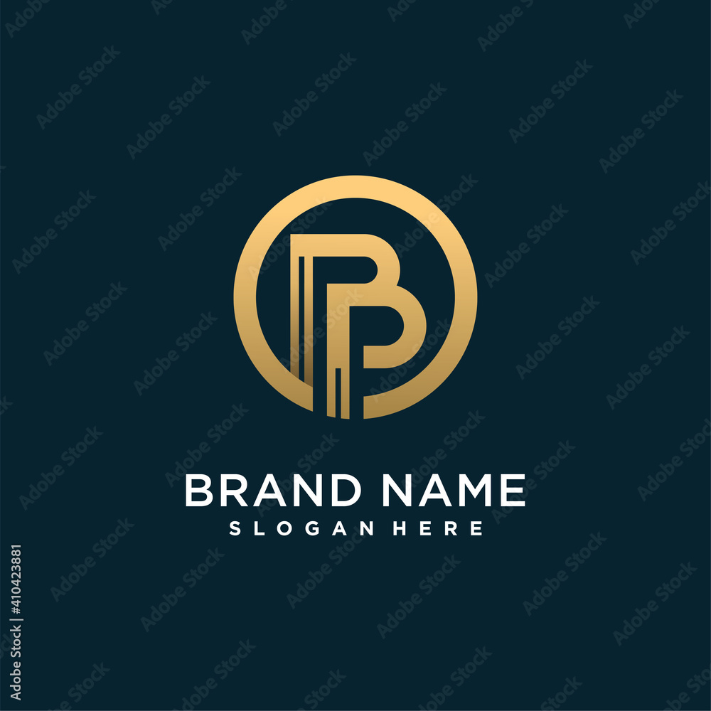 Creative letter logo with initial B for company or person, unique modern concept premium vector part 13 Creative letter logo with initial B for company or person, unique modern concept premium vector part 13