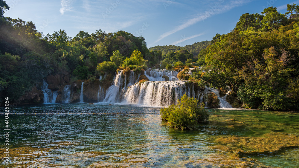 Obraz premium Die KRKA Wasserfälle in Kroatien