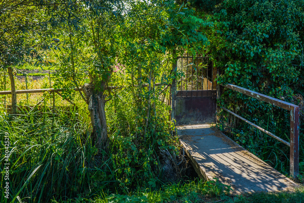 The marshes of Bourges (Berry, France) are 135 hectares of swamps changed to lovingly cultivated gardens, not far from the historic center The marshes of Bourges (Berry, France) are 135 hectares of swamps changed to lovingly cultivated gardens, not far from the historic center