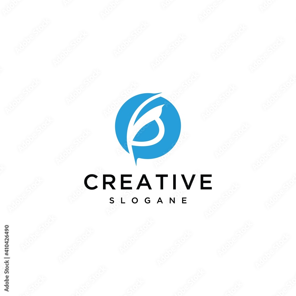 letter b monogram vector logo. letter b monogram vector logo.