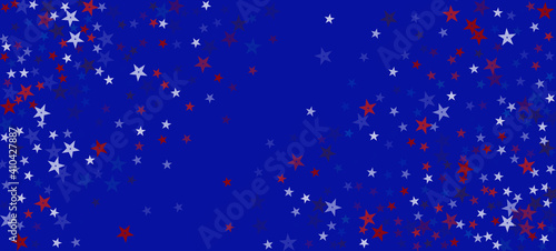 National American Stars Vector Background. USA 4th of July Memorial Independence Labor President's 11th of November Veteran's Day