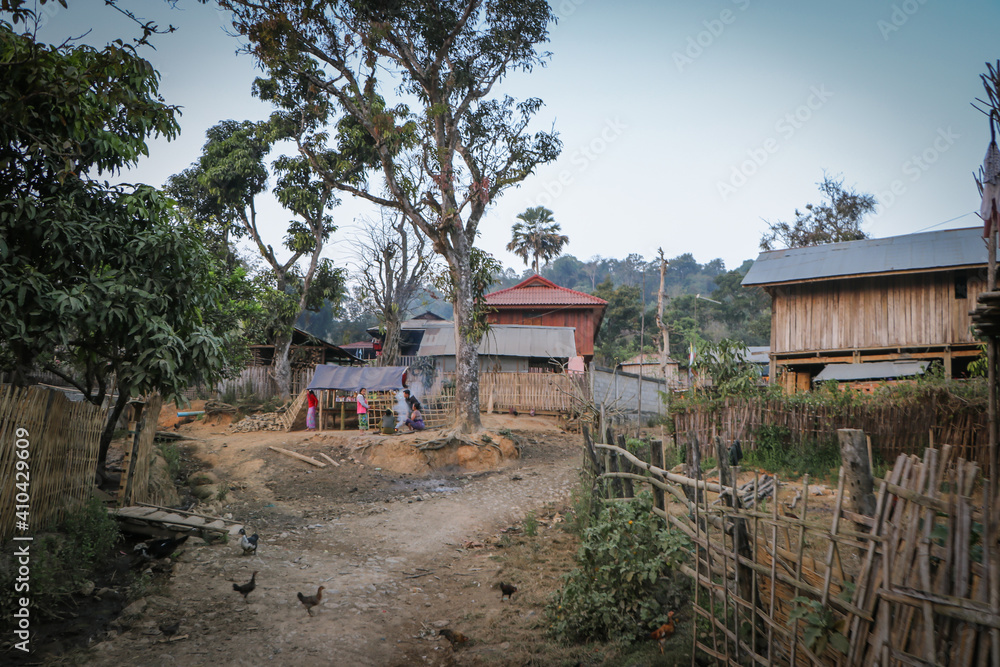 old wooden house