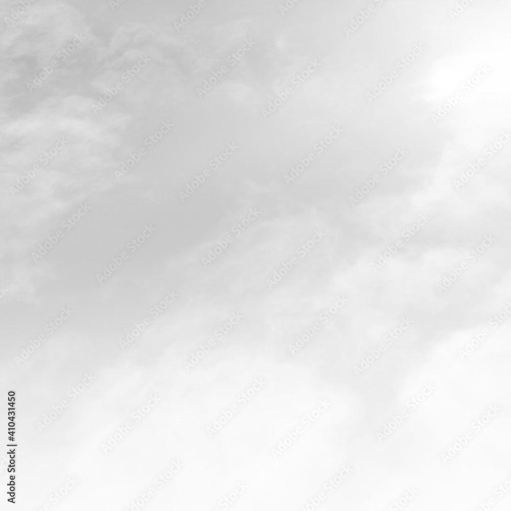 Fototapeta premium Black sky with white cloud. Dark background before Rainstorm.