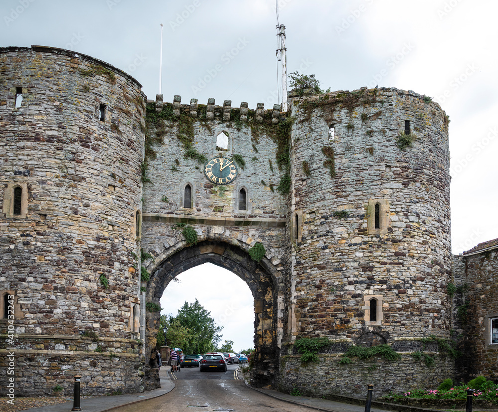 Landgate a medieval gateway to Rye one of Britains cinque ports.