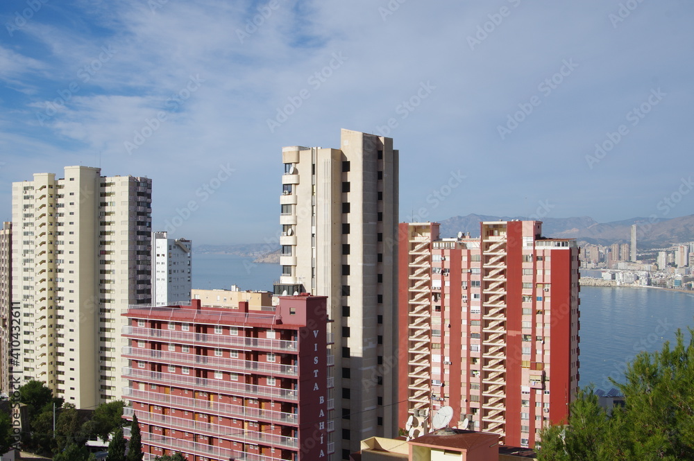 Fototapeta premium Benidorm, paraiso de sol y naturaleza