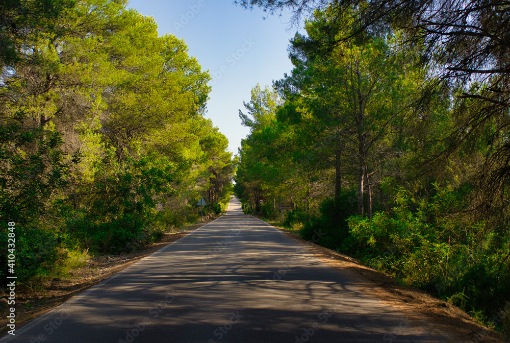 Fototapeta premium The Sichar reservoir in Ribesalbes, Castellon