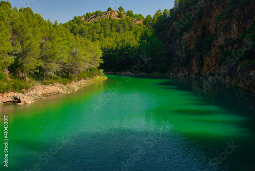 The Sichar reservoir in Ribesalbes  Castellon