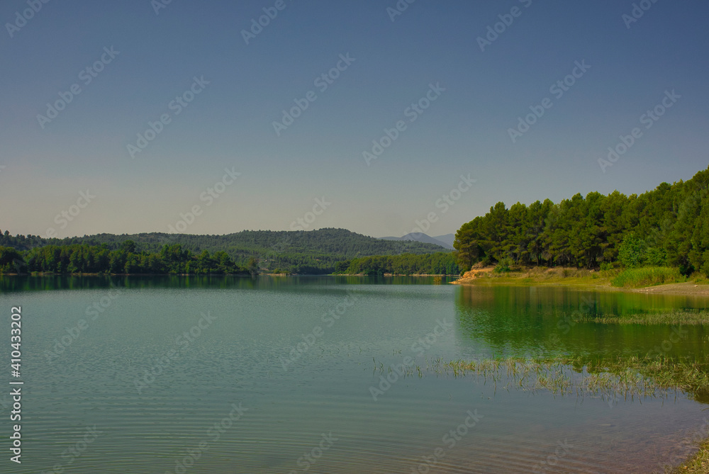 The Sichar reservoir in Ribesalbes, Castellon