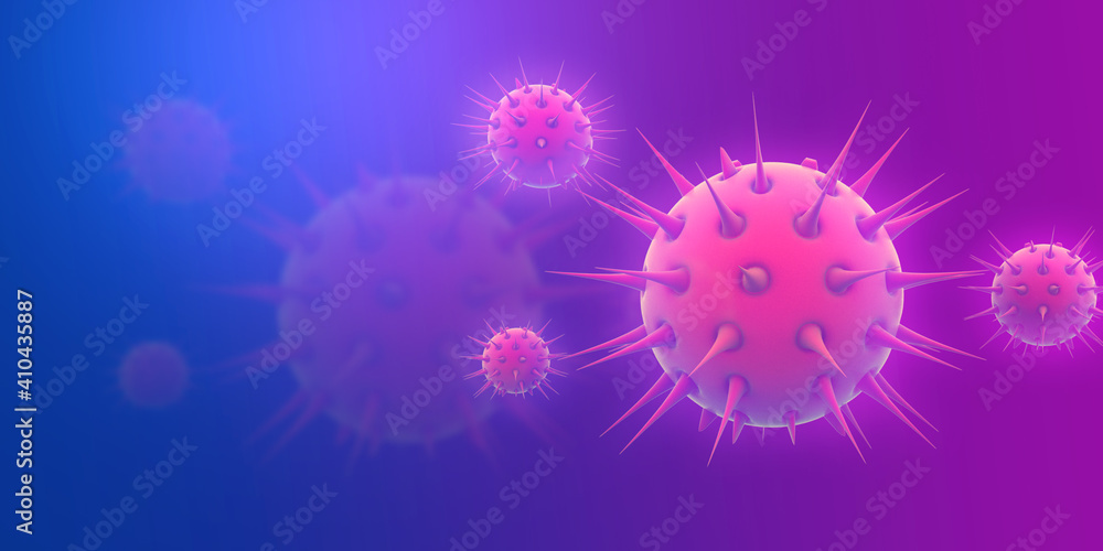 3d rendering Virus bacteria cells background 3d rendering Virus bacteria cells background