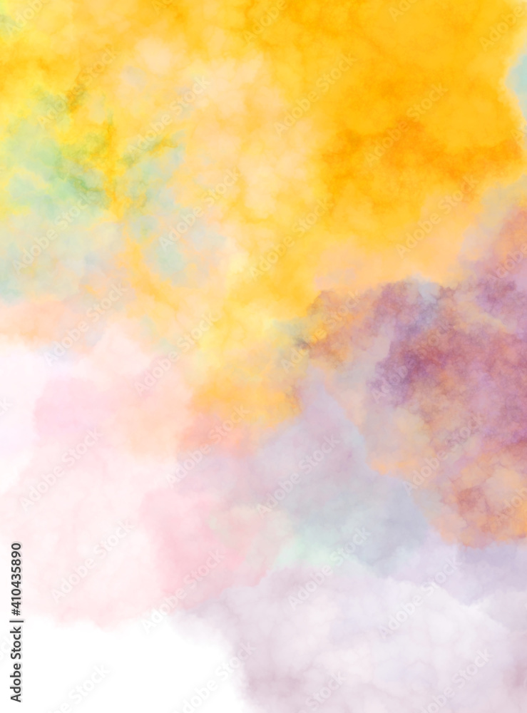 Watercolor painted background with blots and splatters. Brush stroked painting. 2D Illustration. Watercolor painted background with blots and splatters. Brush stroked painting. 2D Illustration.