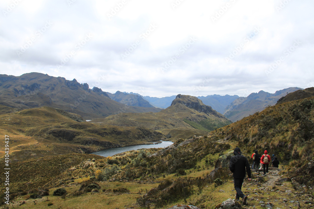 Landscape of the Andes in Ecuador 