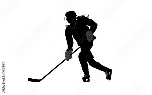 Female Ice Hockey Player