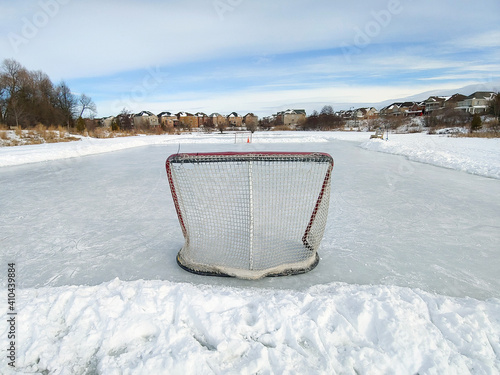 Canvas Print Hockey Goal