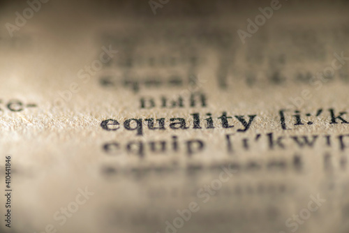 equality word dictionary