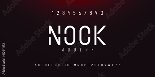 Sport and action technology typography alphabet fonts with bold style. Strong and power letter font. Vector illustration